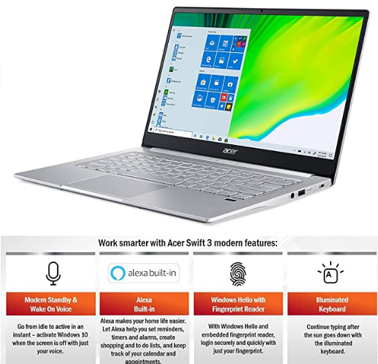 Acer Swift 3 Thin & Light Laptop